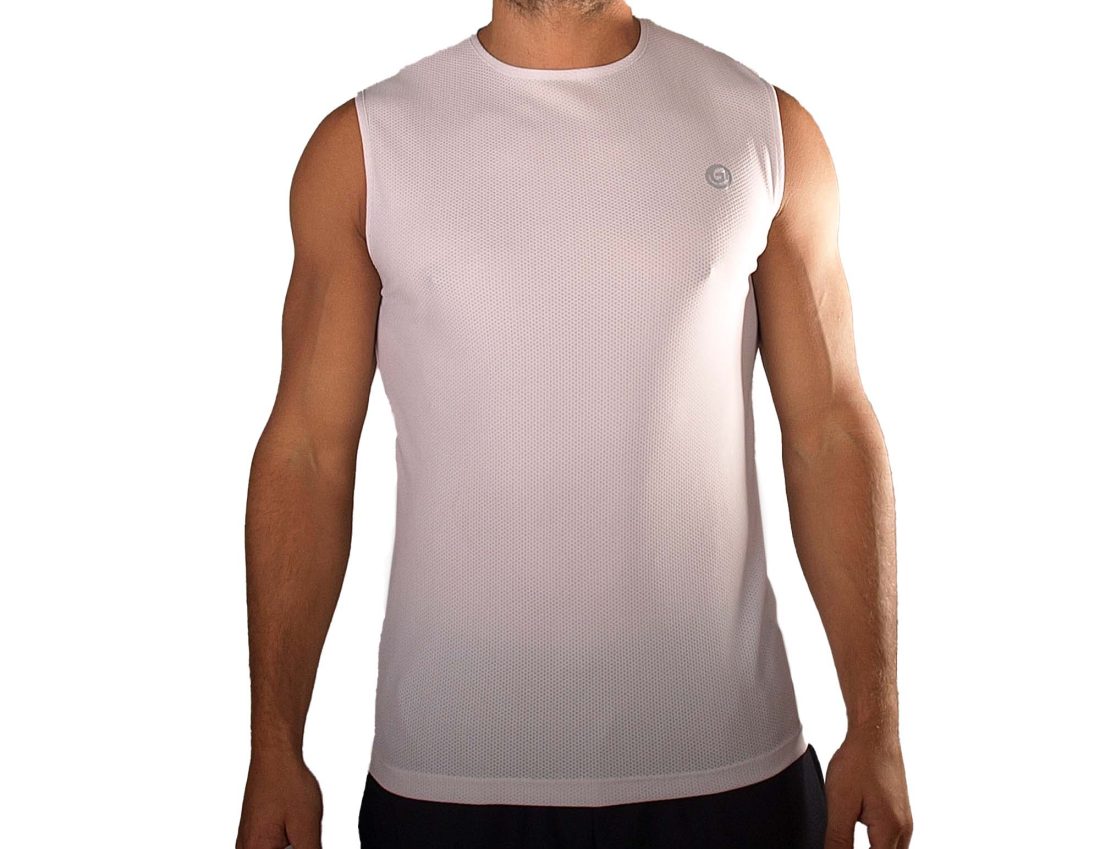 T-shirt de alças Gateira conforto e estilo ergonómico