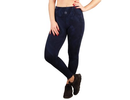 Legging desporto mulher cintura alta com efeito textura