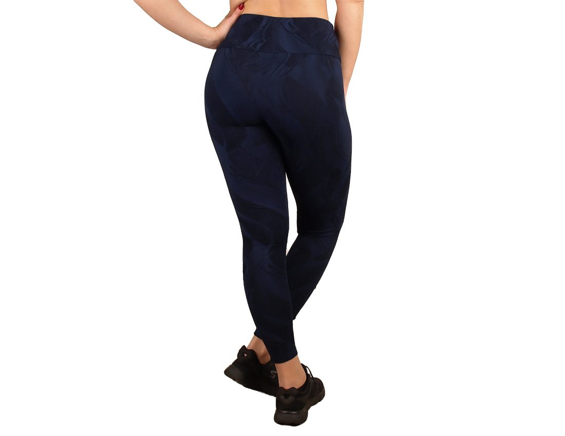 Legging desporto mulher cintura alta com efeito textura
