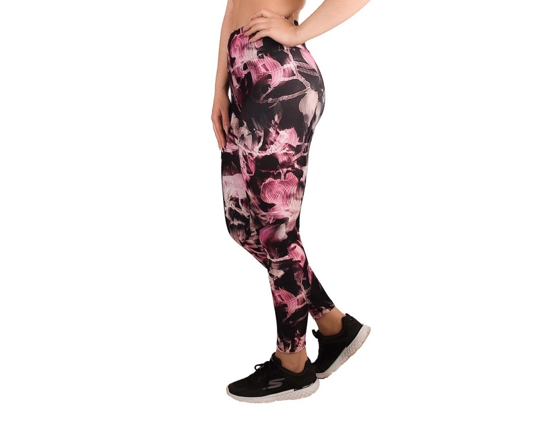 Legging desporto estampada, para mulher cintura subida