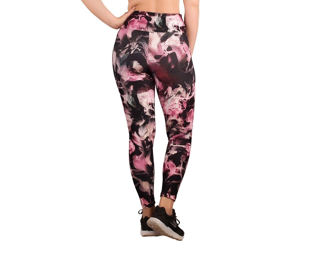 Legging desporto estampada, para mulher cintura subida