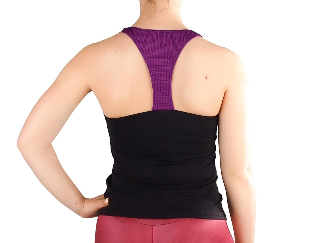 Top Longo Bicolor Gateira – Máximo Suporte e Estilo para o Treino